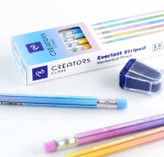 مداد مکانیکی 2 میلی متری creators class everlast striped + تراش اختصاصی